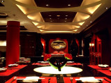Sexy Red and Black Restaurant at the Wynn