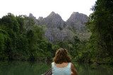 Outside Konglor Cave, central Laos