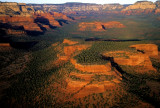 Aerial view of Doe Mountain, Sedona, AZ