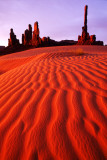 (MV2) Totem Pole and Dunes, Monument Valley, AZ/UT