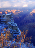 (GC2) Late afternoon storm, Mather Point, Grand Canyon, AZ