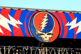Banner over the stage