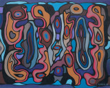 Painting on canvas:N.Rich 1988