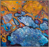 Painting on canvas: 48x48 1991 N.Rich