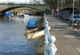 There was a high tide today, very high.