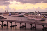 View from our hotel - Miami