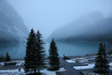 View of Lake Louise from our window