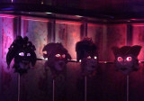 Venetian Masks in Comedy Club on Carnival Dream