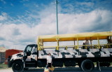 Transportation to the Beach at Majahual, Mexico