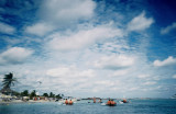 Kayaking in Majahual, Mexico