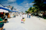 The Malecon (Boardwalk) in Majahual, Mexico