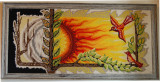 Needlepoint two seasons with birds