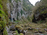 Nos despedimos de la cascada
