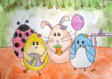 Easter Eggs, Victoria, age:7