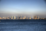 san diego skyline from across the bay