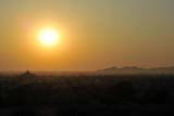 Early morning balloon flight, Bagan