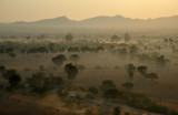Descent for landing to the east of New Bagan