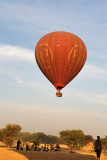 XY-AHF landing in a field near New Bagan