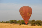 Preparing to deflate the second balloon