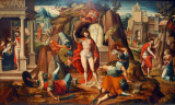 Scenes of the Passion and Resurrection of Christ, 1541 attributed to Lambert Lombard (1506-1566)