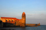 Dusk, Église de Notre-Dame des Anges, Collioure