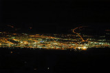 Coast of Dubai at night