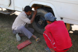 ...it wasn't a flat tire...not sure what the problem was...
