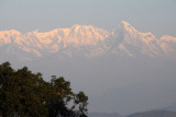 The Annapurna Range and Machhapuchhare (near Pokhara) seen from Bandipur