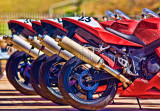 Triumph motorcycles psychadelic filter