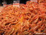 Quimper - garnalen op de markt