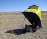 Sheltering on the CDT through the hot Great Basin in Wyoming