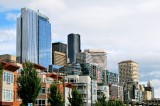 colorful Seattle Skylines