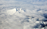 fresh snow on Mt St Helens