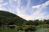 Cloud-streaked sky over Ritsurin-kōen