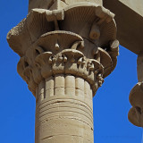 Philae Column Capital with old graffiti