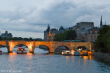 Siene at Night, Paris.