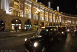 Cab on Rigent Street, London