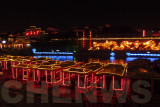 Boats on the Qinhuai River.