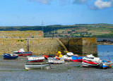 Low tide. St Michael Mount, UK