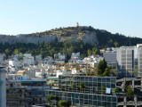 View of Phillopappas hill from my hotel