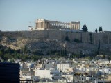 View of the Parthenon from my hotel