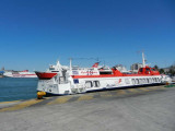 The Flying Dolphin boat that took me to Aegina
