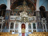 Inside the ornate church