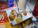 Dessert at the terrace restaurant
