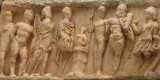 Relief carving at the Temple of Hadrian, Ephesus