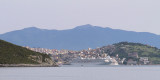 The port of Kusadasi with cruise liners
