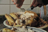 Preparing Traditional American Christmas Dinner