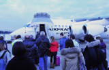 Boarding Air France in Florence