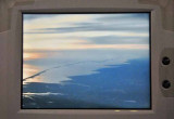 Approaching America at Sunset