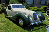 1938 Talbot-Lago Teardrop Coupe by Figoni & Falaschi, owner Cantore Family, Oakbrook, IL, at The Elegance, Hershey, 2012 (4264)